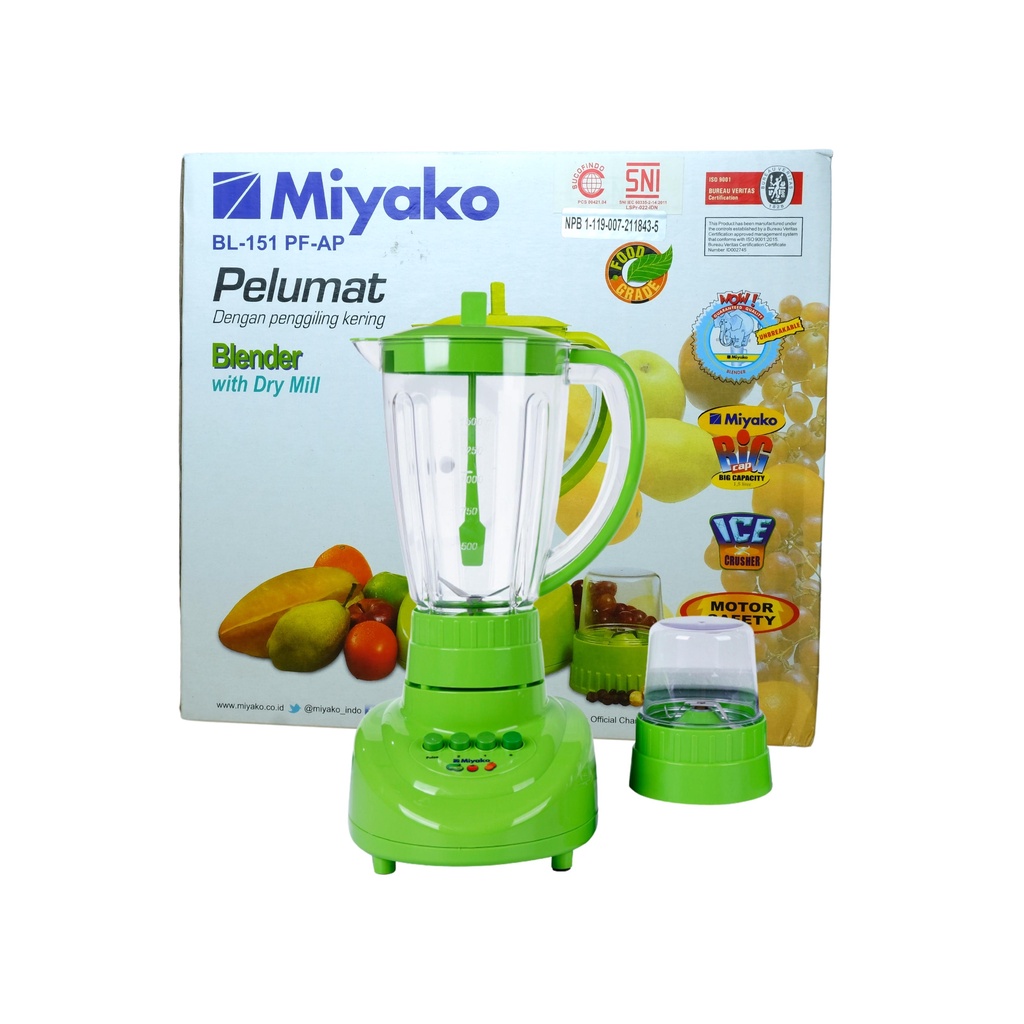 Jual Blender Miyako Bl Pfap Blender Listrik Tabung Plastik Miyako