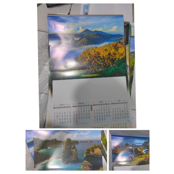 Jual Kalender Dinding Caturwulan Motif Pegunungan Indonesia