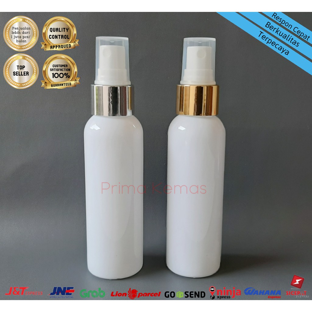 Jual Botol Sprayer 100 Ml Botol Kosmetik 100 Ml Botol Skincare Pet