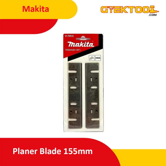 Jual Makita Planer Blade HSS 155mm Mata Pisau Serut Ketam D 70910