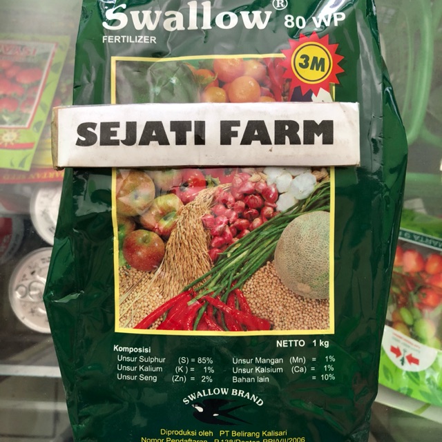 Jual Pupuk Fertilizer Swallow Wp Kg Shopee Indonesia