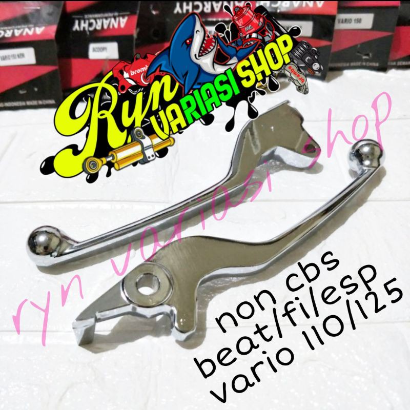 Jual Handle Handel Rem Chrome Crome Set Kiri Kanan Non Cbs Beat Karbu