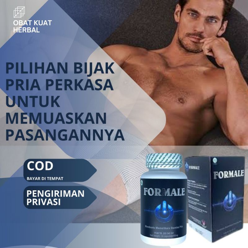 Jual Obat Kuat Herbal Formale Original Vitamin Pria Dewasa Suplemen