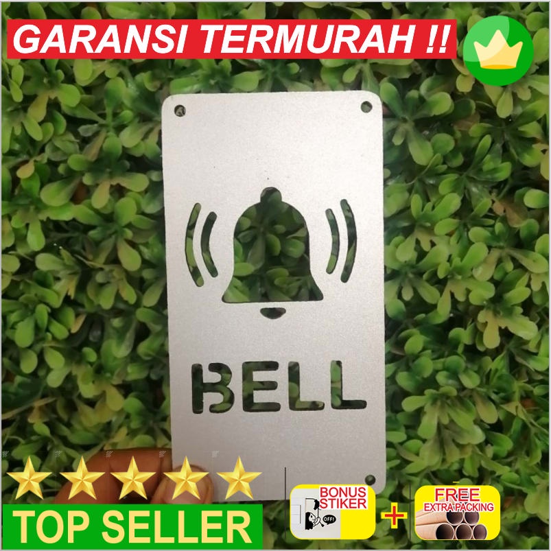 Jual Murah Signage Bell Plat Penunjuk Bell ACP Cutting CNC Keren