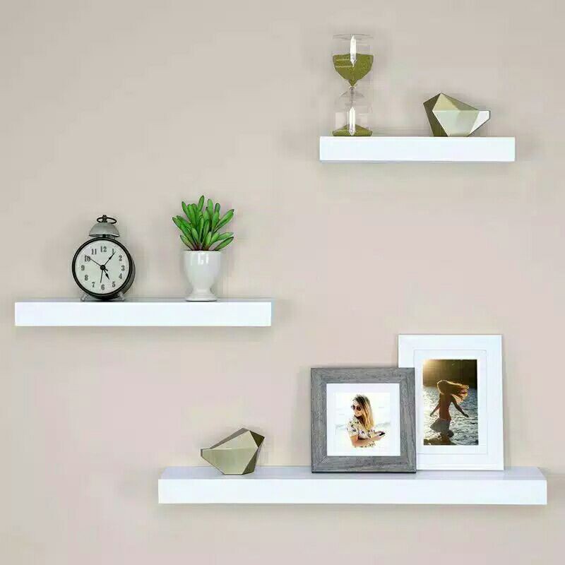 Jual RAK DINDING FLOATING SHELF AMBALAN MINIMALIS RAK GANTUNG RAK