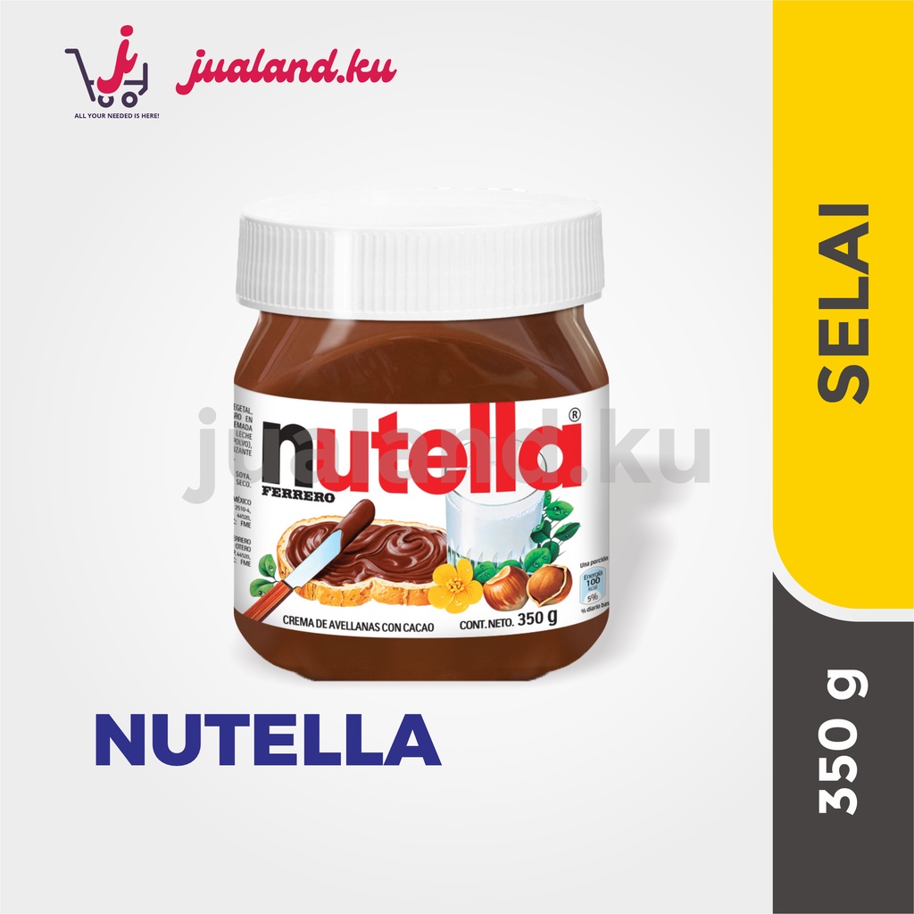 Jual Nutella Selai Coklat Hazelnut 200 Gr 350 Gr Exp 2023 Halal MUI