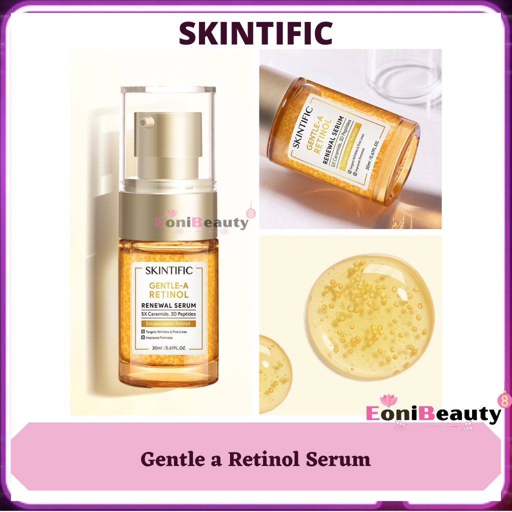 Jual SKINTIFIC Gentle A Retinol Renewal Serum 20ml SERUM RETINOL ANTI