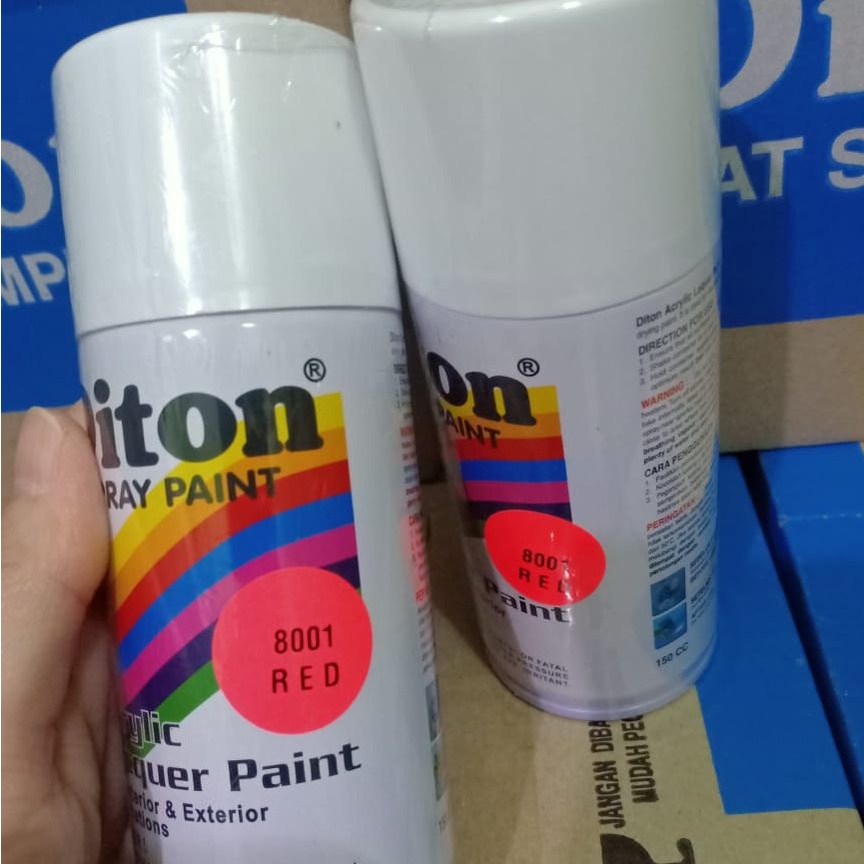 Jual DITON Spray Paint Acrylic Lacquer Paint Pilox Cat Semprot 8001