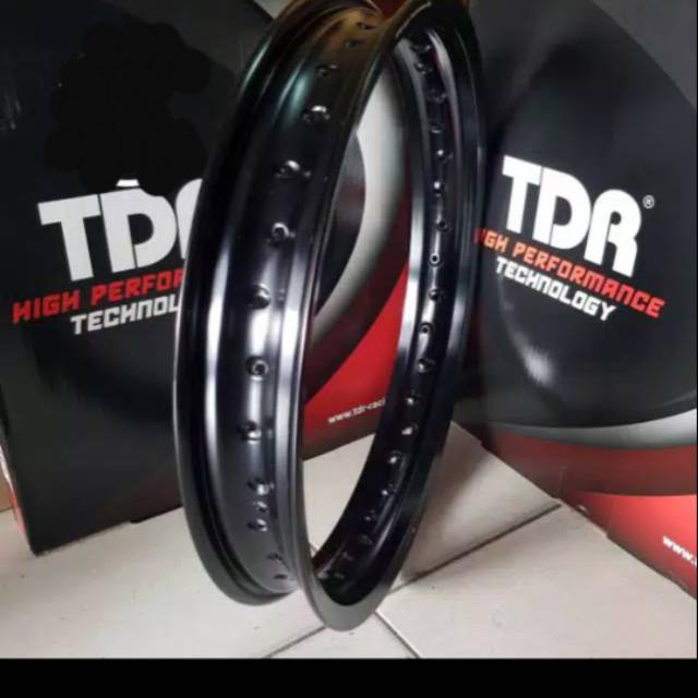 Jual Velg Tdr W Shape Ring 17 X 215 Black Hitam Shopee Indonesia