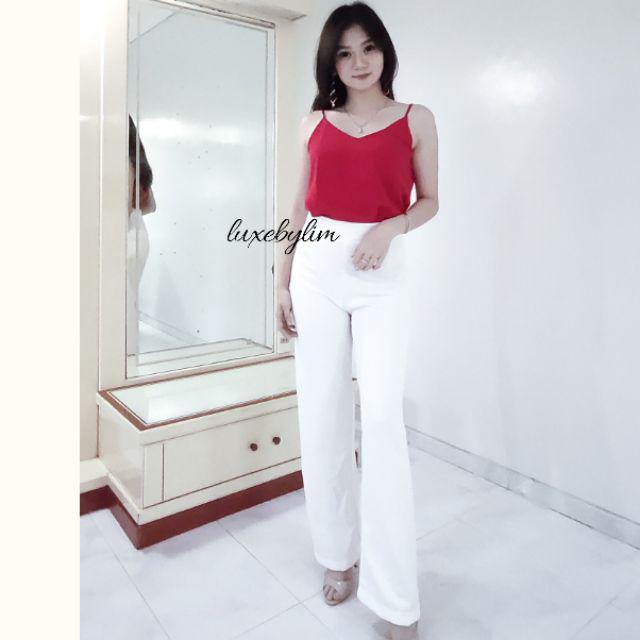 Jual Celana Kulit Leather Pants Import Paket Include Atasan