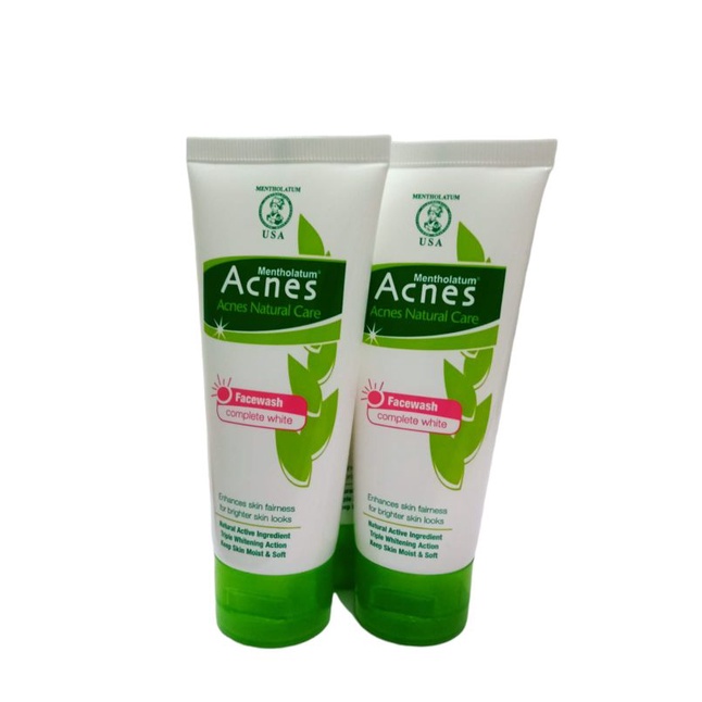 Jual Acnes Facewash Complete White Ml Shopee Indonesia