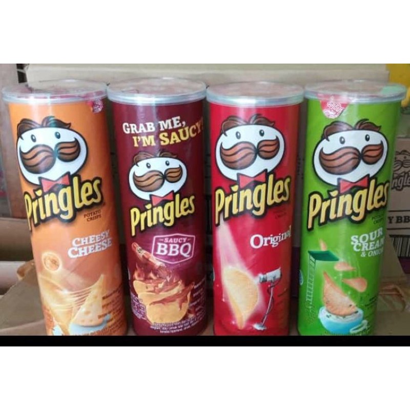 Jual Pringles Original Bbq Cheesy Cheese Sour Cream Onion Gr