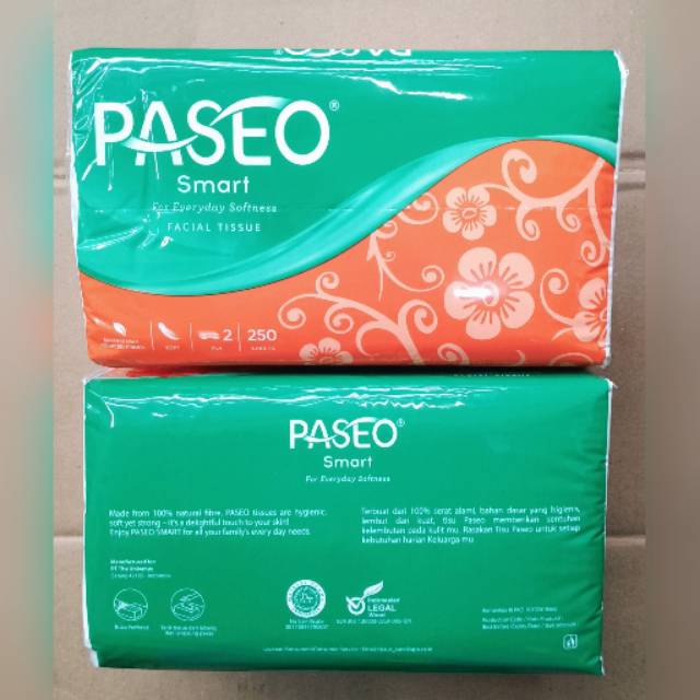 Jual Tisu PASEO Tissue Smart 250 Sheet 2 Ply Shopee Indonesia