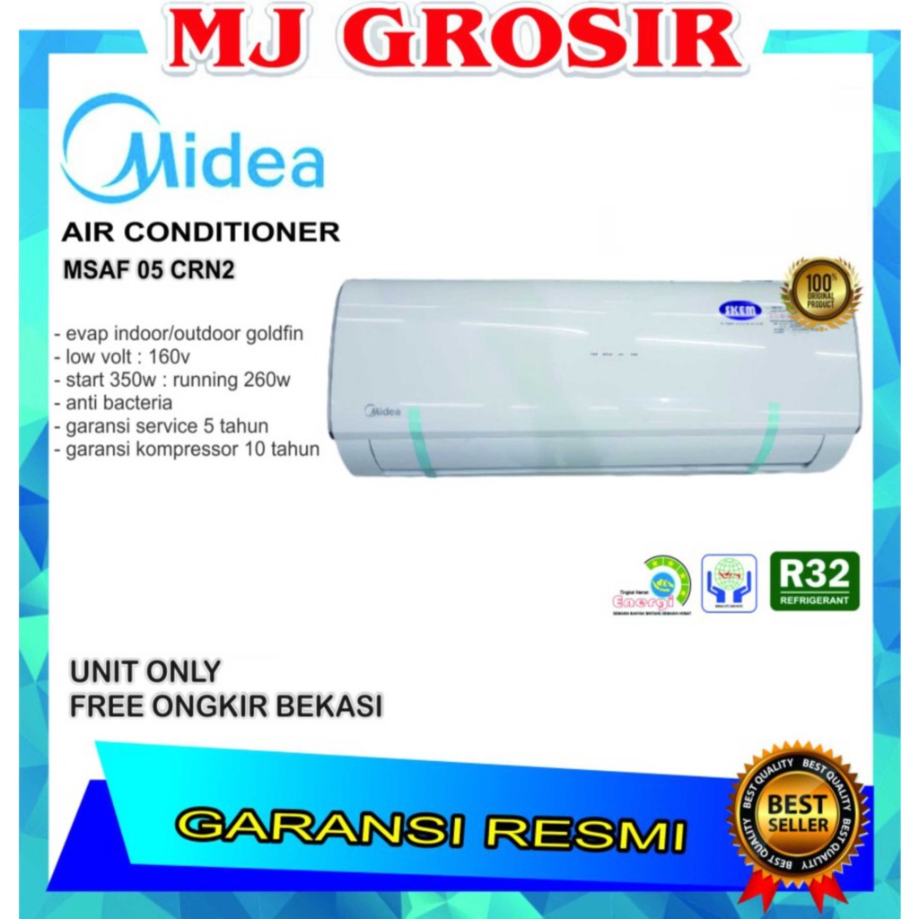 Jual Ac Midea Msaf Crn Pk Crn R Standard Low Super Cool Unit