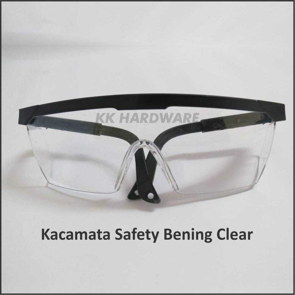 Jual Kacamata Safety Putih Bening Melindungi Mata Dari Gerinda Las