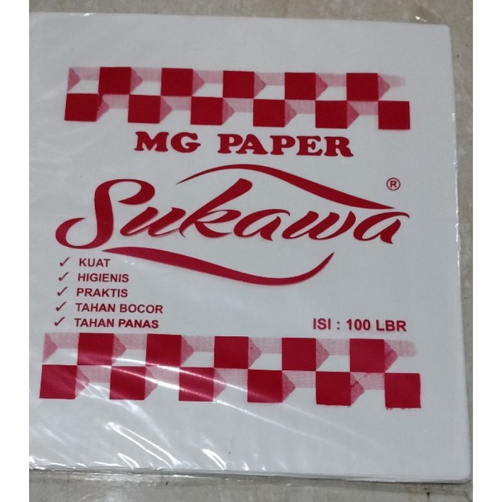 Jual Kertas Nasi Kfc Burger Nasi Mcd Nasi Putih Isi Lembar