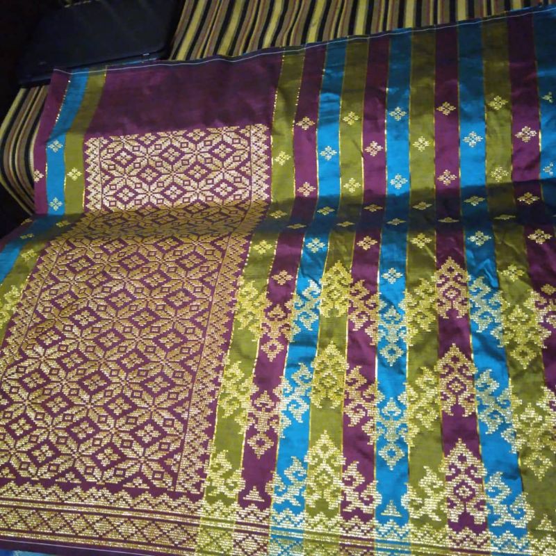 Jual Tenun Songket Melayu Riau Motif Siku Awan Shopee Indonesia