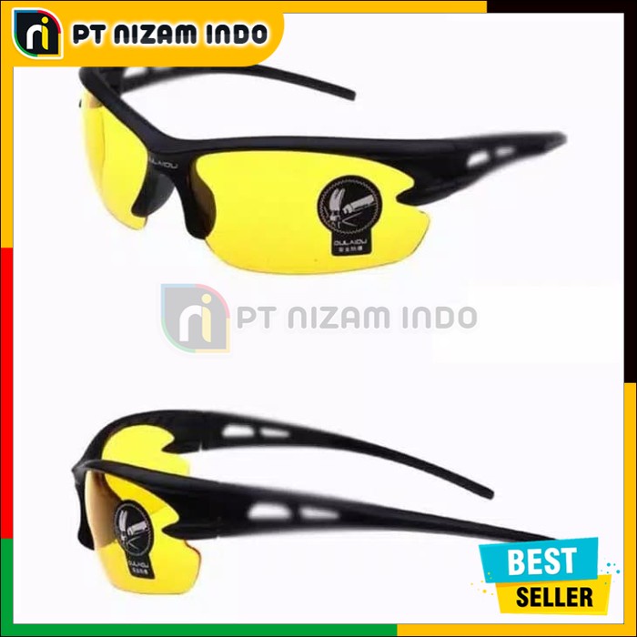 Jual Kaca Mata Anti Silau Night Vision Night View Glasses Kaca Mata