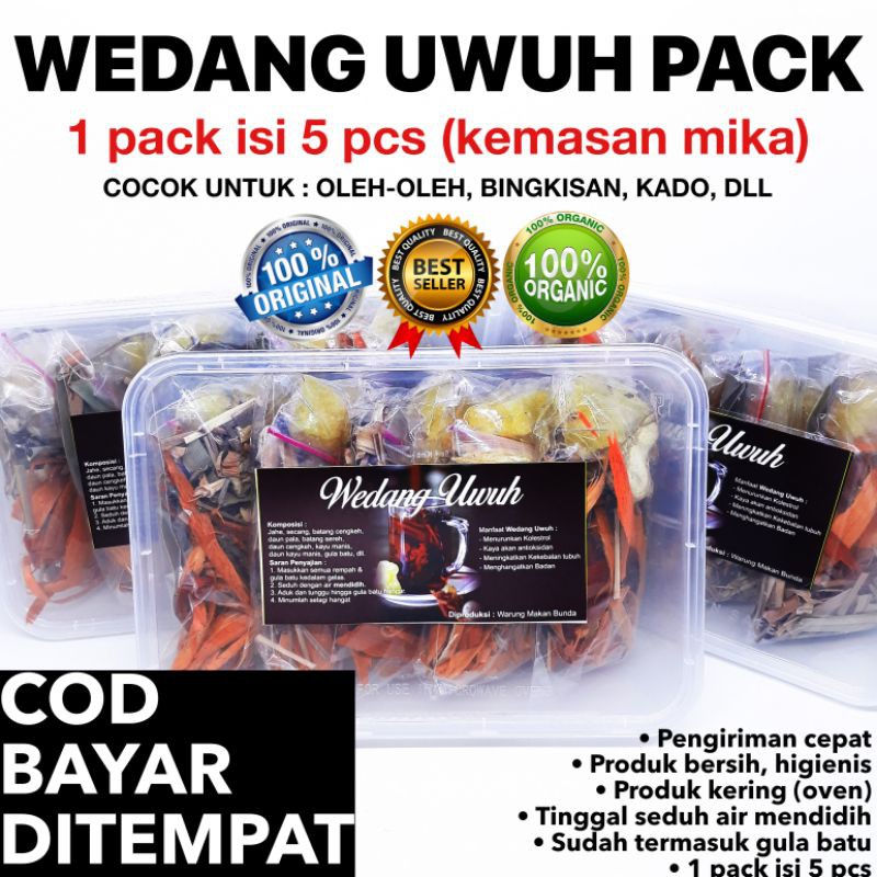 Jual WEDANG UWUH REMPAH KOMPLIT JAHE GULA BATU PER PACK ISI 5 PCS