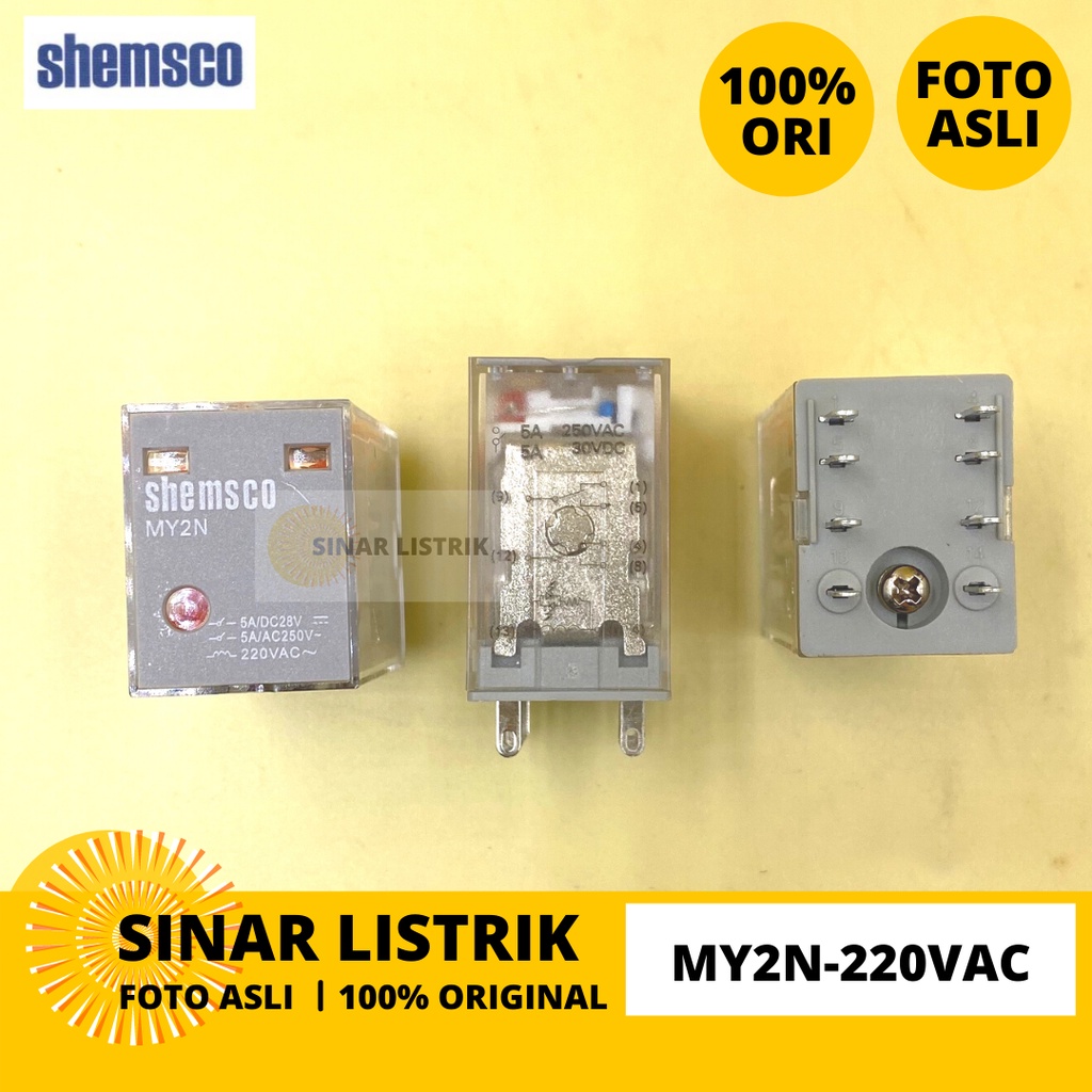 Jual Shemsco Relay MY2N 220VAC MY2N 220VAC Sama Omron MY2N GS 220