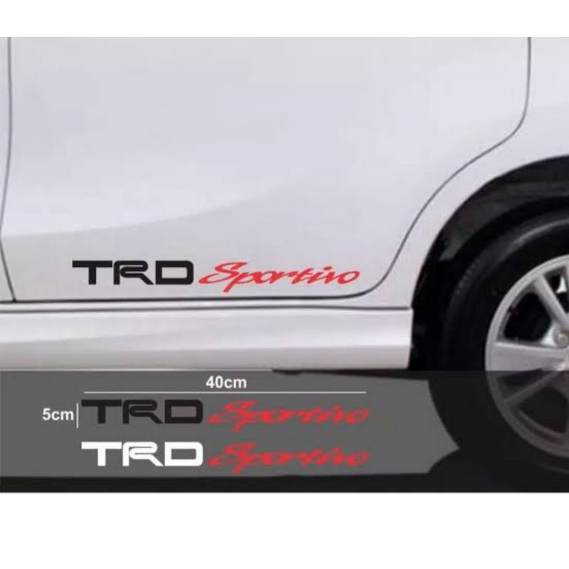 Jual Stiker Tulisan Trd Sportivo Stiker Trd Sportivo Shopee Indonesia