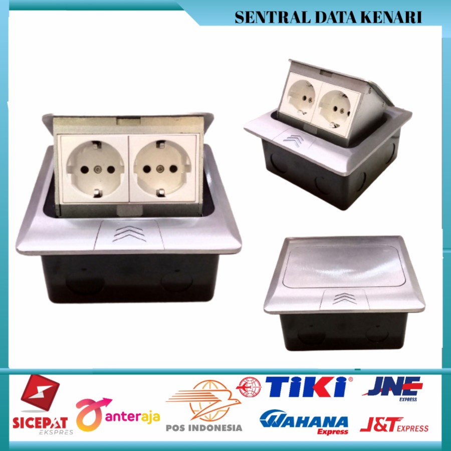 Jual STOP KONTAK LANTAI MEJA FLOOR SOCKET LISTRIK LANTAI MEJA