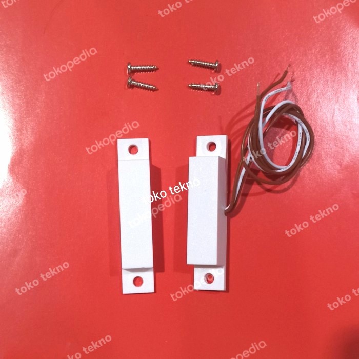 Jual Switch Door Sensor Plastik Sensor Pintu NO NC 3 Kabel Shopee