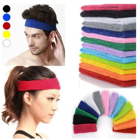 Jual HEADBAND SPORT HAIRBAND SPORT OLAHRAGA PRIA WANITA BANDANA