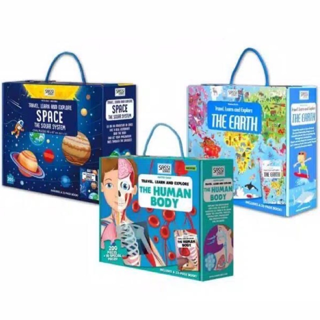 Jual Sassi Science Junior Puzzle Travel Learn And Explore Human Body