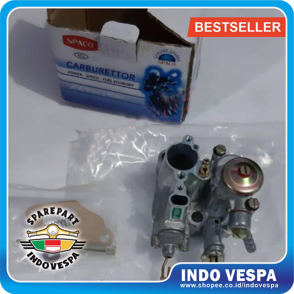 Jual KARBURATOR KARBU KOMPLIT CARBURATOR COMPLIT VESPA 20 20 DELORTO