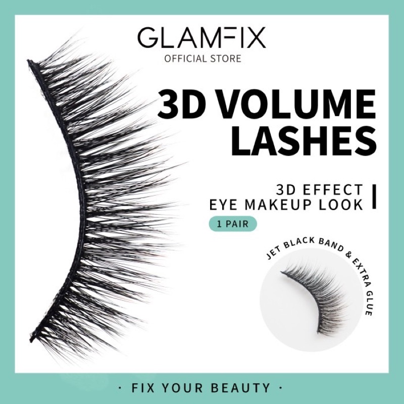 Jual GLAMFIX 3D Volume Perfect Blink Lashes Bulu Mata 3D Volume