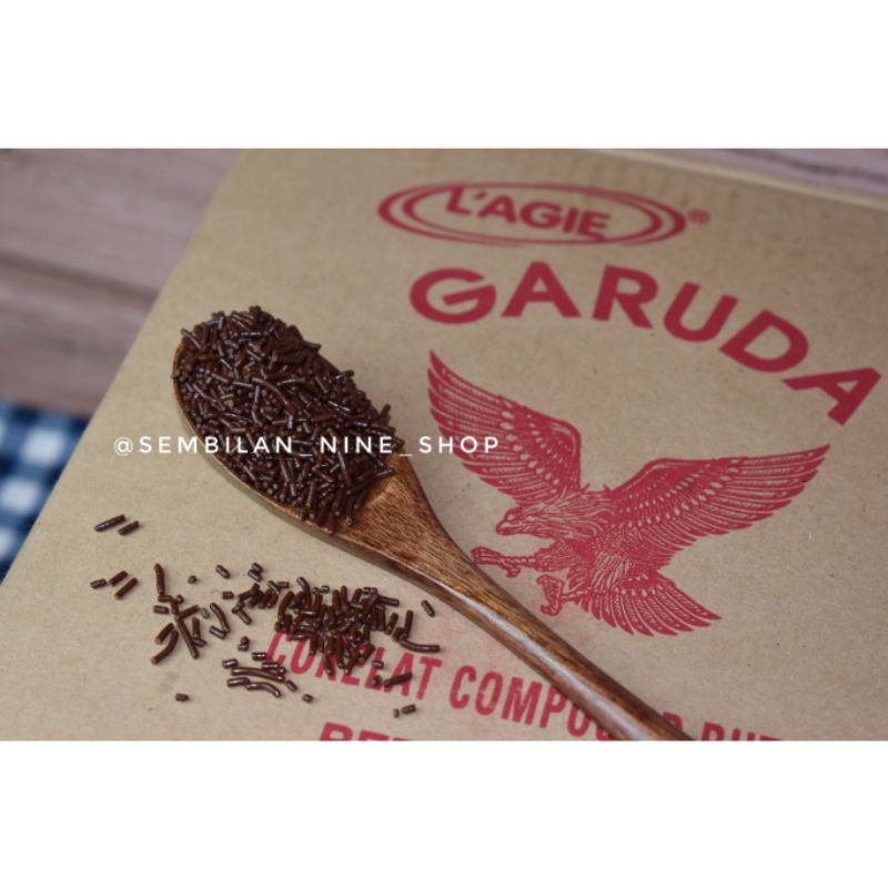 Jual Meses GARUDA L AGIE Cokelat Compound BUTIR Hitam CHOCORICE Dark