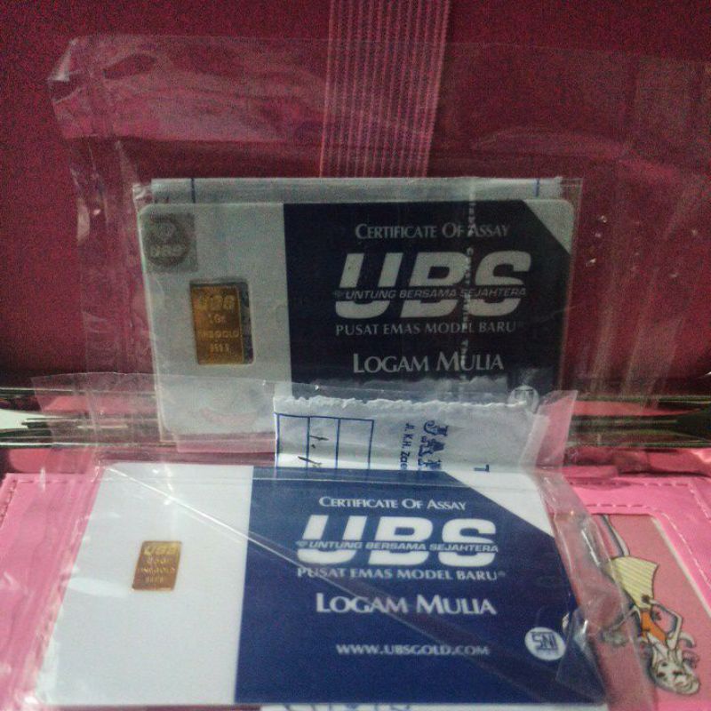 Jual Emas Batangan Ubs Gram Real Pick Shopee Indonesia