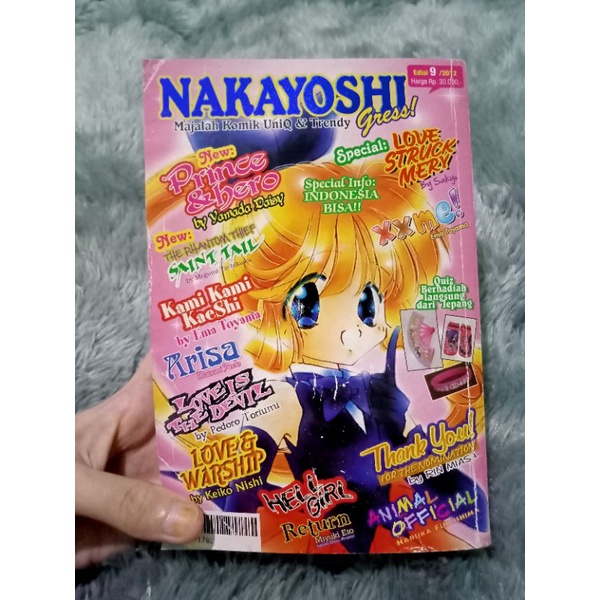 Jual Majalah Komik Nakayoshi Edisi 09 Th 2012 Nakayoshi 9 Shopee