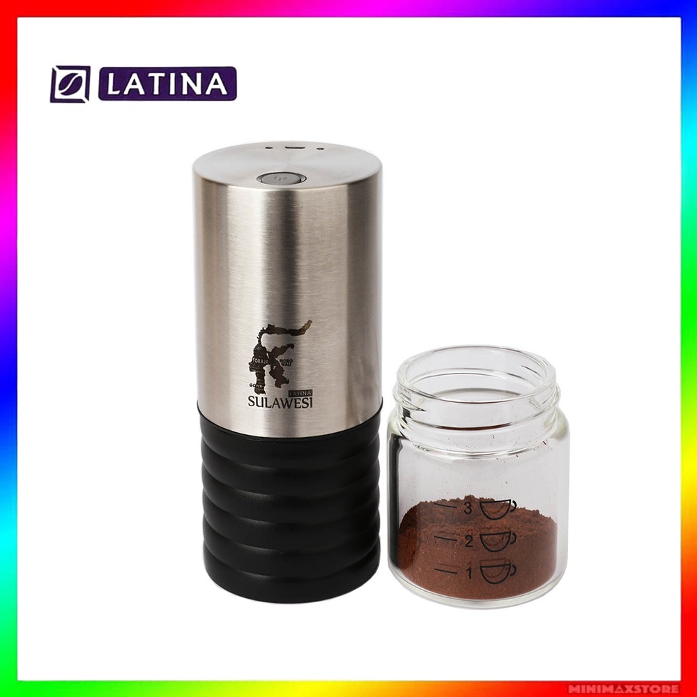 Jual Latina Sulawesi Portable Electric Coffee Grinder Penggiling Kopi