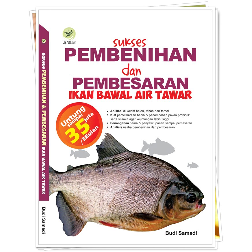 Jual Buku Baru Original Sukses Pembenihan Dan Pembesaran Ikan Bawal