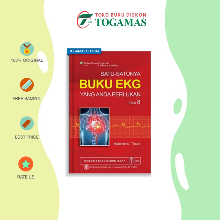 Jual Satu Satunya Buku EKG Yang Anda Perlukan Edisi 8 Shopee Indonesia