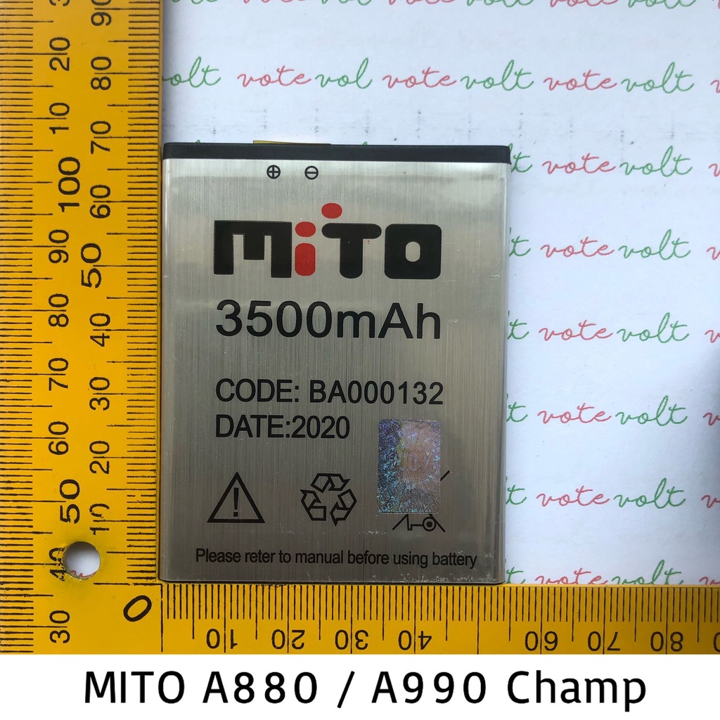 Jual Baterai Batre Mito Champ A A Battery Ba Original