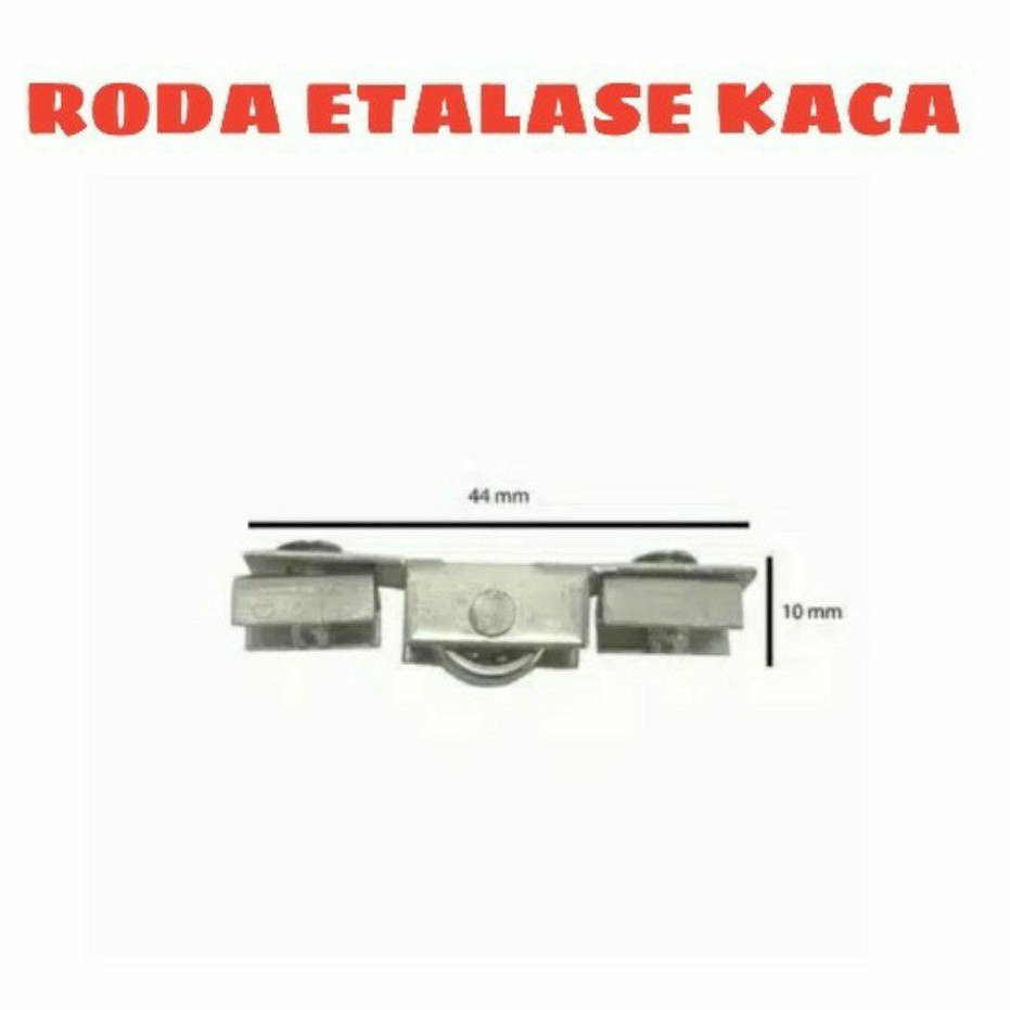 Jual Roda Etalase Kaca Showcase Lemari Sliding Matex Shopee Indonesia