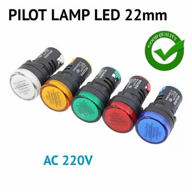 Jual Pilot Lamp LED 22mm 220V Signal Lamp Shopee Indonesia