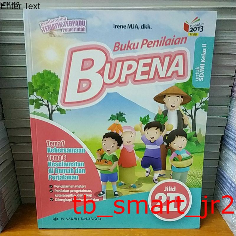 Jual Buku Penilaian Bupena Jilid 2D Untuk SD MI Kelas 2 Kurikulum 2013