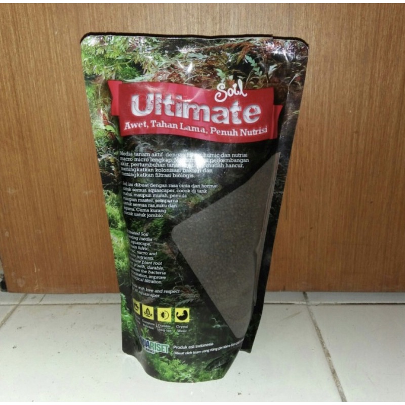 Jual Aquariset Soil Ultimate Kemasan Kg Media Tanam Aquascape Shopee