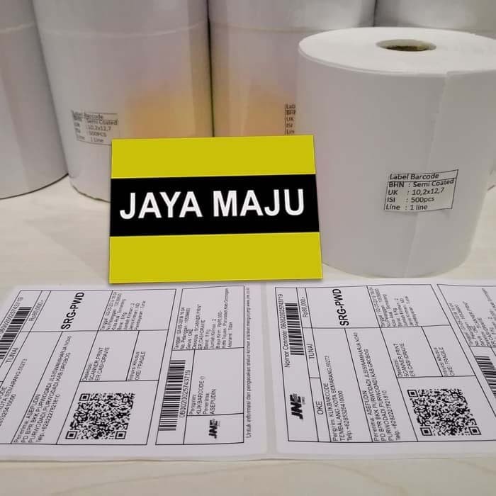 Jual Label Barcode Semicoated Standard Jne X Mm Isi Pcs