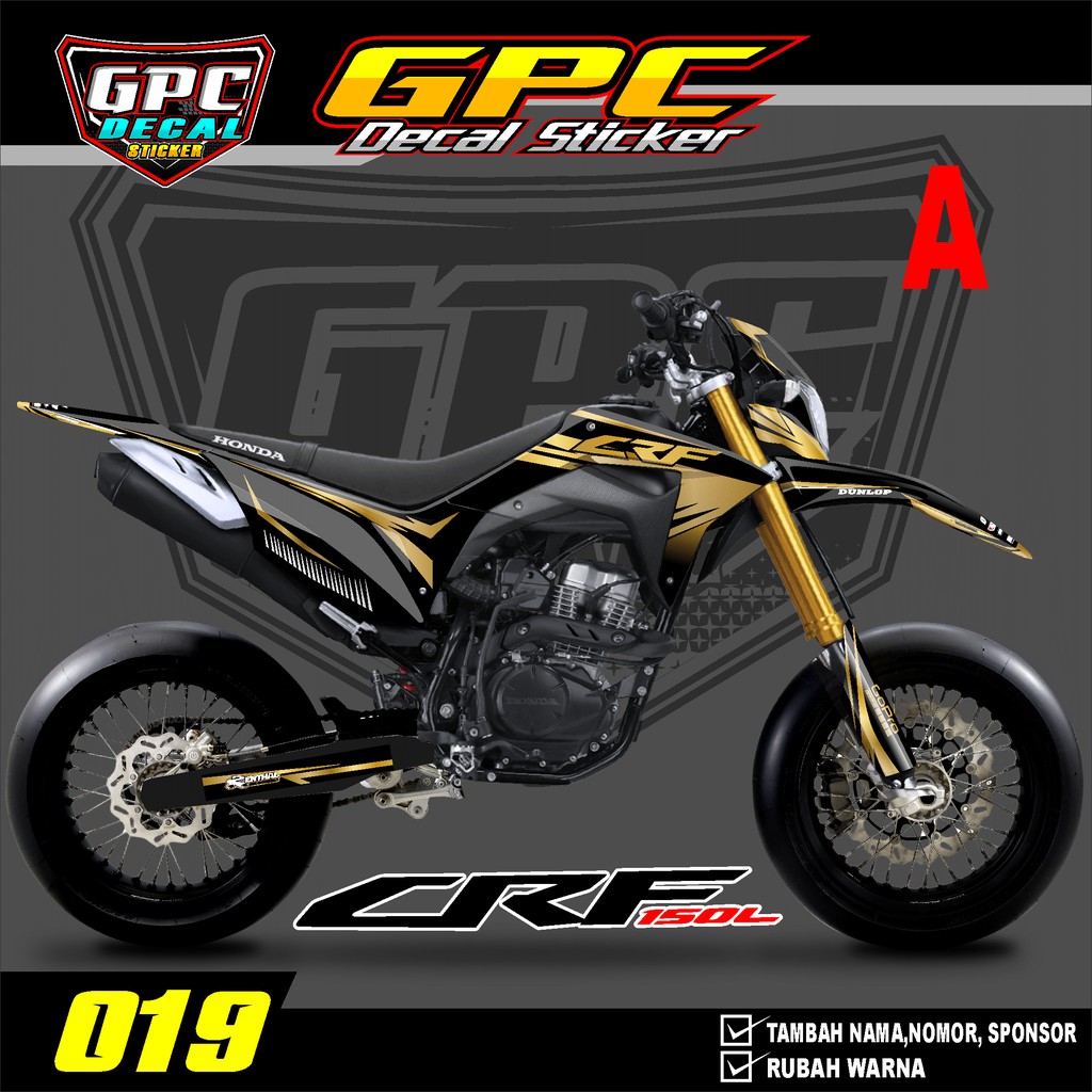 Jual Decal Sticker CRF 150 L Fullbody Dekal Stiker CRF 150 L Trail