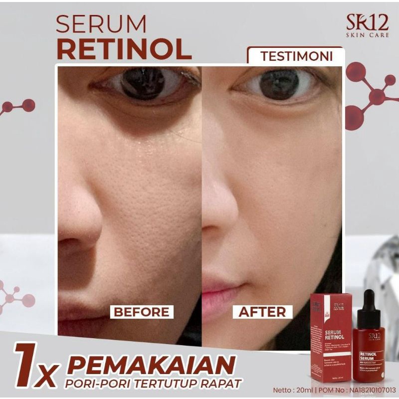 Jual Serum Retinol SR12 Serum Glowing Mengecilkan Pori Pori Serum