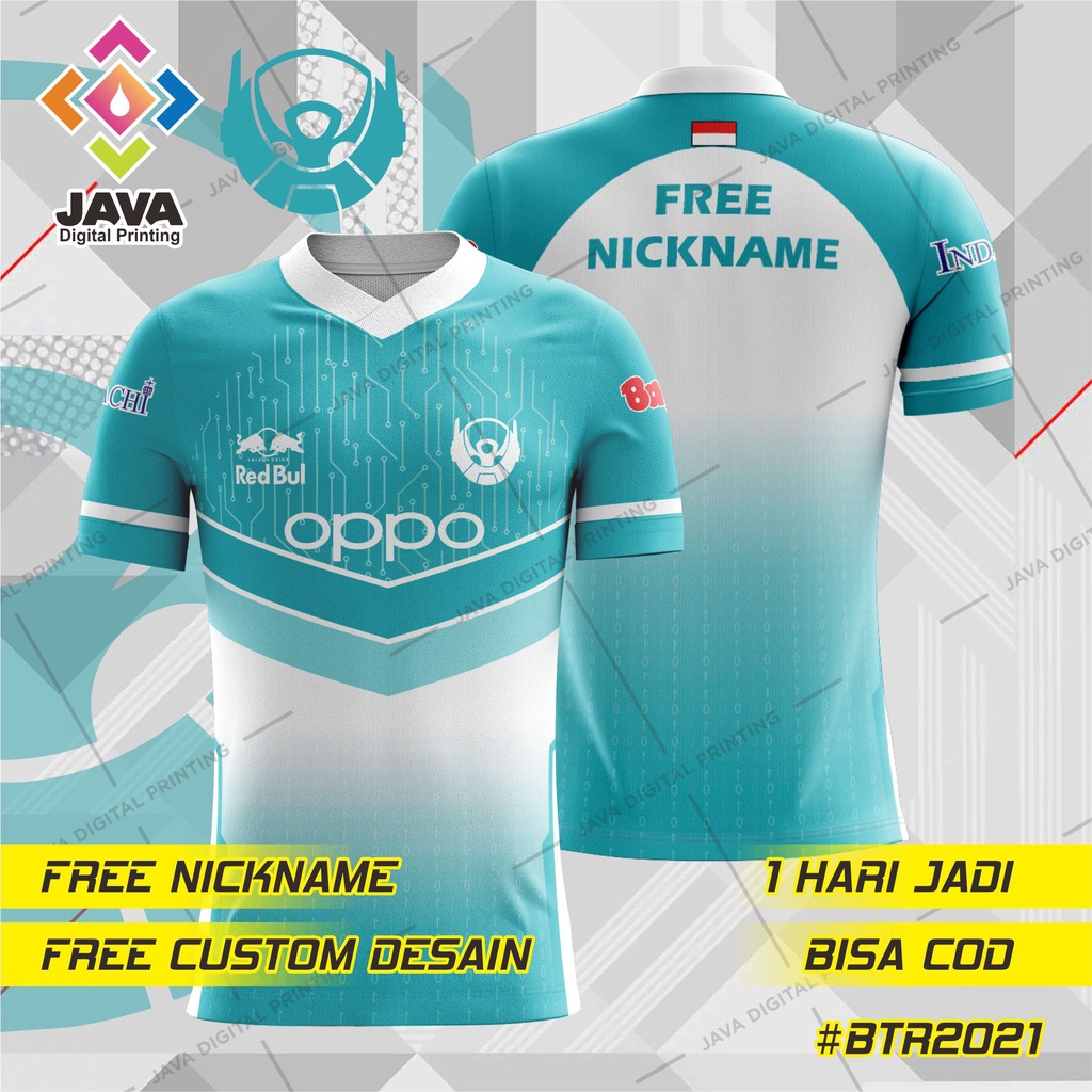 Jual Baju Kaos Jersey Gaming Bigetron Ra X Oppo Btr Esport Terbaru