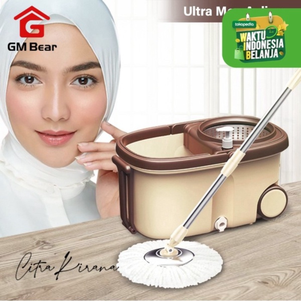 Jual Kebersihan Gm Bear Alat Pel Lantai Ultra Mop X Sekalli Putar