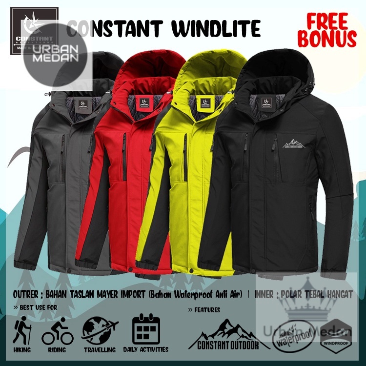 Jual Jaket Outdoor Gunung Parasut Waterproof Anti Air Pria Shopee