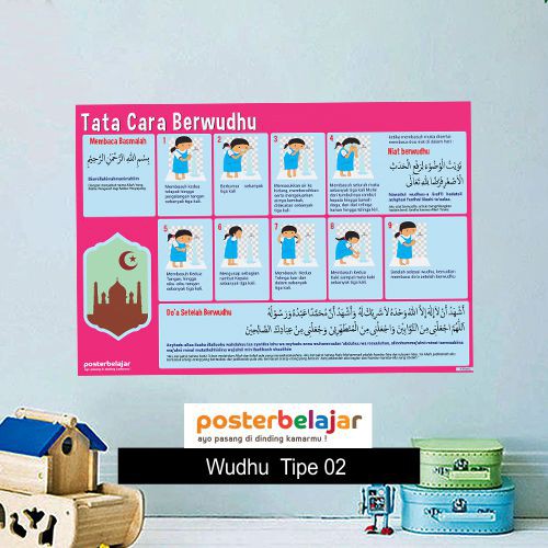 Jual Tipe Posbel Poster Belajar Pendidikan Edukasi Mengenalkan