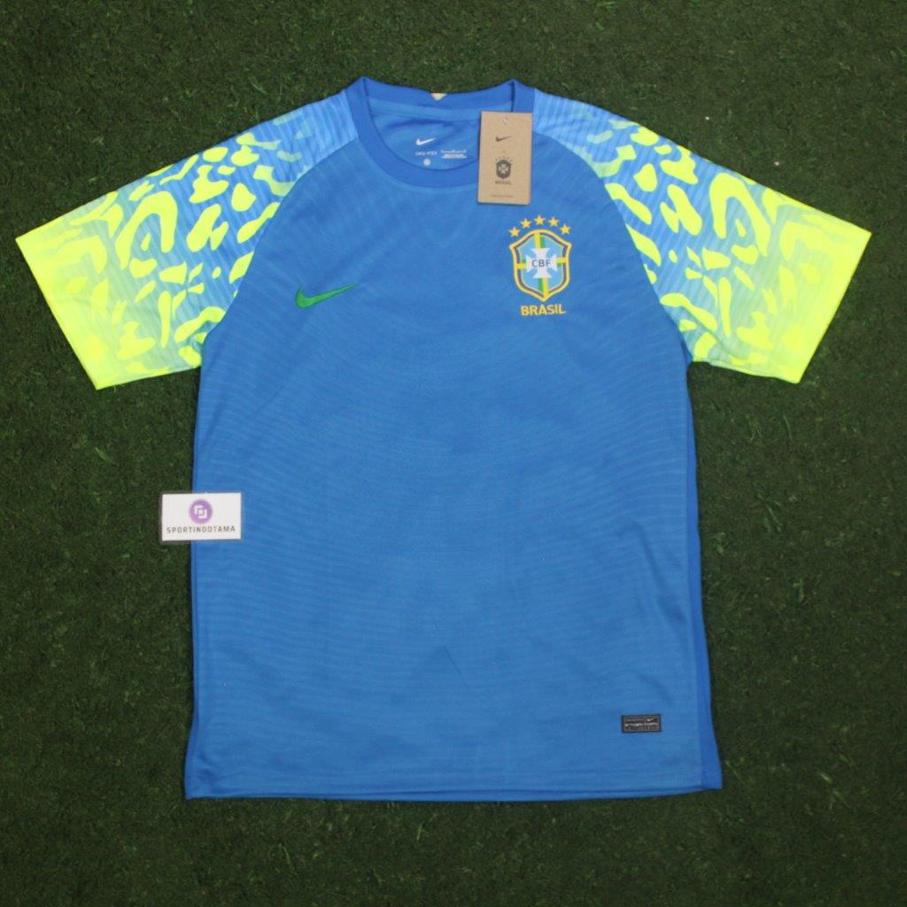 Jual Jersey Brazil Away Official World Cup 2022 2023 Baju Bola Brazil